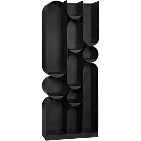 Atomic Matte Black Bookcase