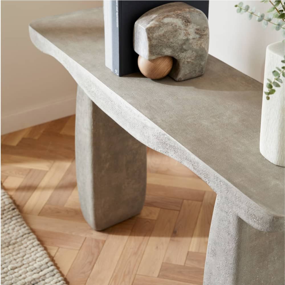 Melt 53 X 30 inch Smoke Outdoor Console