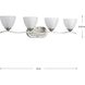 Laird 4 Light 33 inch Brushed Nickel Bath Vanity Wall Light
