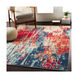 Bohemian 35 X 24 inch Bright Red/Navy/Saffron/Burnt Orange/Teal/Taupe Rugs, Rectangle