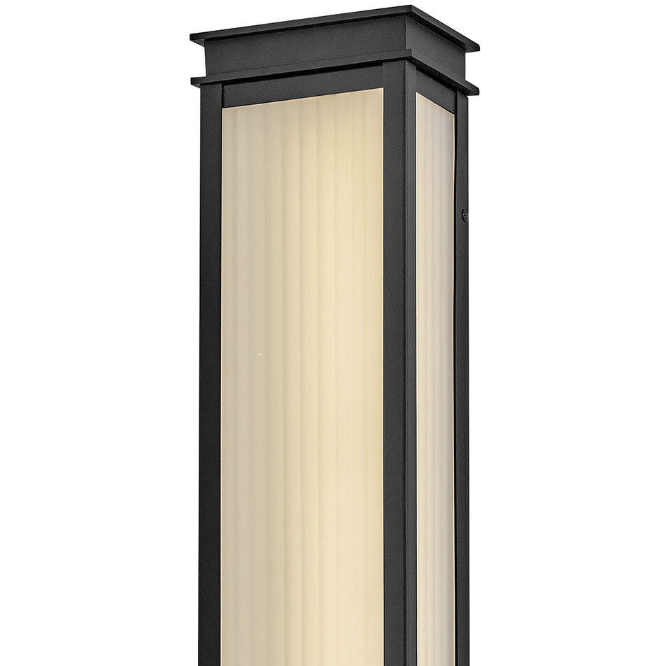 Rockwell LED 28 inch Textured Black Outdoor Wall Mount Lantern