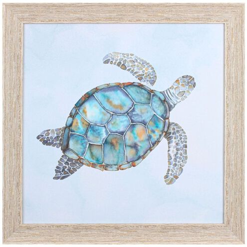 Waterside Collection Blue Framed Art