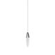 Sultana LED 2.5 inch Polished Chrome and White Pendant Ceiling Light