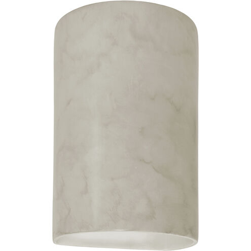 Ambiance Cylinder LED 5.75 inch Antique Patina Wall Sconce Wall Light, Small