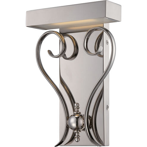 Coco LED 7.88 inch Polished Nickel ADA Wall Sconce Wall Light