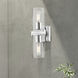 Clarion 2 Light 5 inch Polished Chrome Vanity Sconce Wall Light