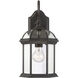 Kensington Outdoor Wall Lantern in Rustic Bronze
