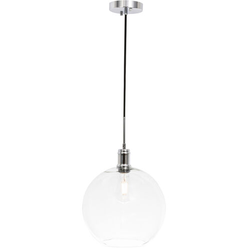 Rensselaer 1 Light 13 inch Chrome Pendant Ceiling Light