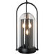Davis 3 Light 28.5 inch Coastal Black Outdoor Sconce, Large