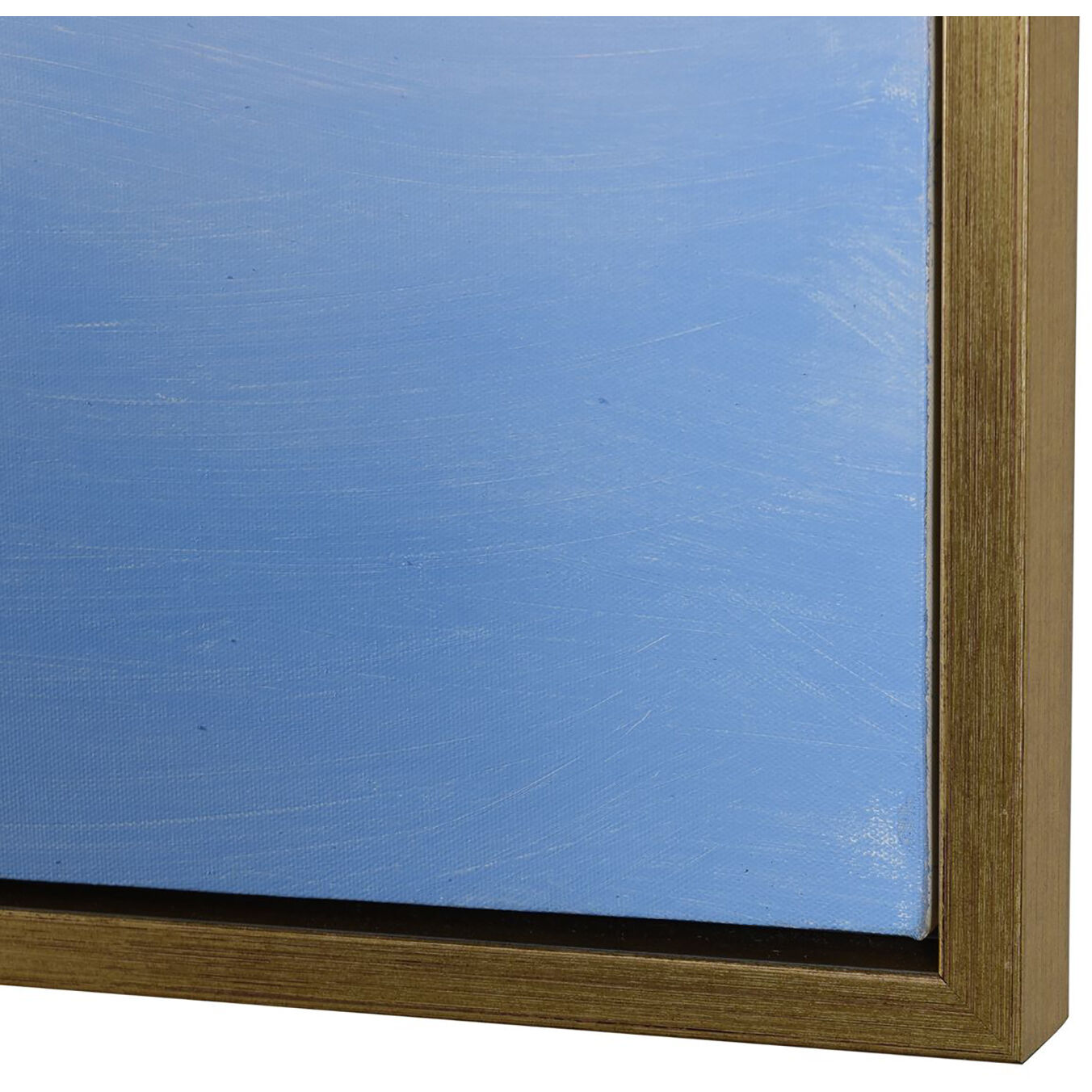 Cameron Blue and Green and Yellow and Multicolor and Gold Frame Wall Art