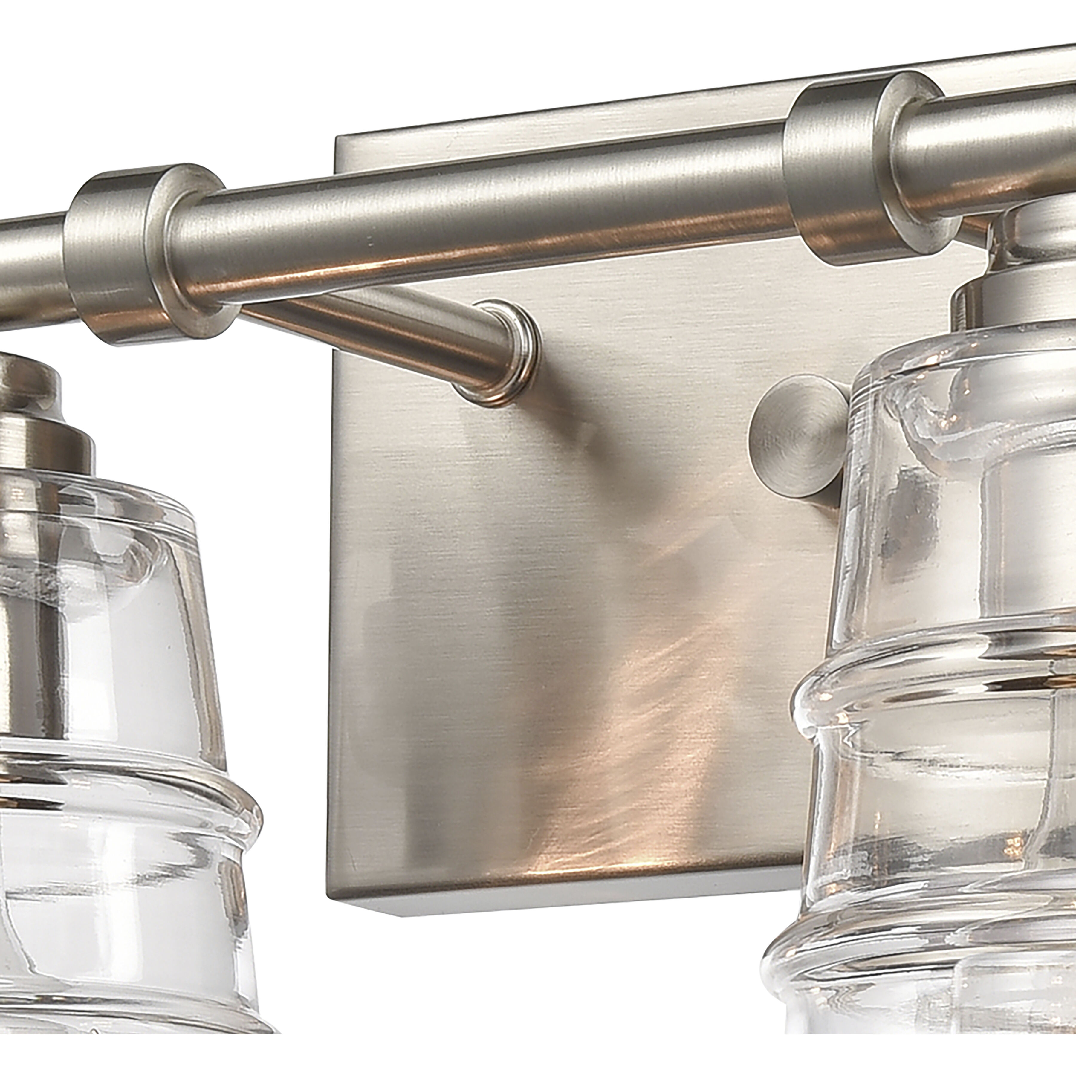 Pulsate Vanity Light Wall Light in Satin Nickel