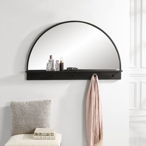 Ambry 45 X 28 inch Satin Black Entryway Mirror