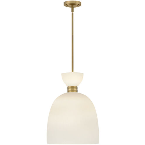 Lisa McDennon Tallulah 3 Light 14 inch Lacquered Brass Pendant Ceiling Light