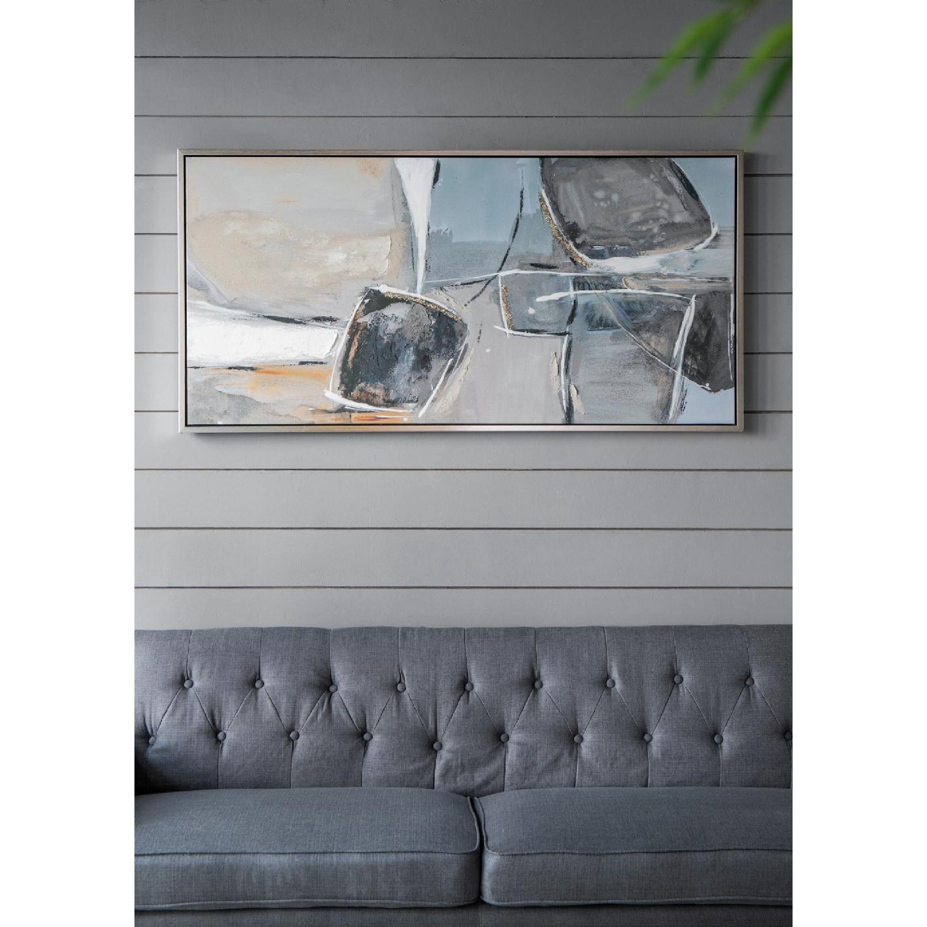 Ice Beige/Gray Wall Art