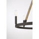 Modern Farmhouse 6 Light 25 inch Oil Rubbed Bronze Chandelier Ceiling Light