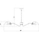 Breton 8 Light 46 inch Matte Black Chandelier Ceiling Light