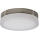 Pi LED 11 inch Brushed Nickel LED Flush Mount Ceiling Light