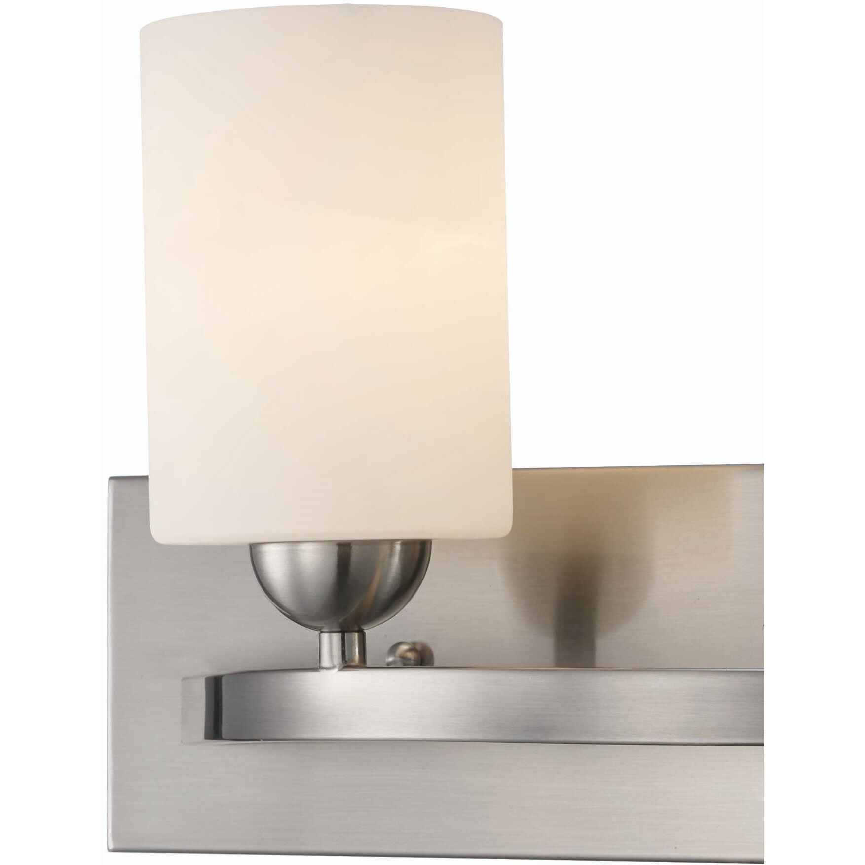 Moonlight 2 Light 17 inch Brushed Nickel Reversible Bath Vanity Bar Wall Light