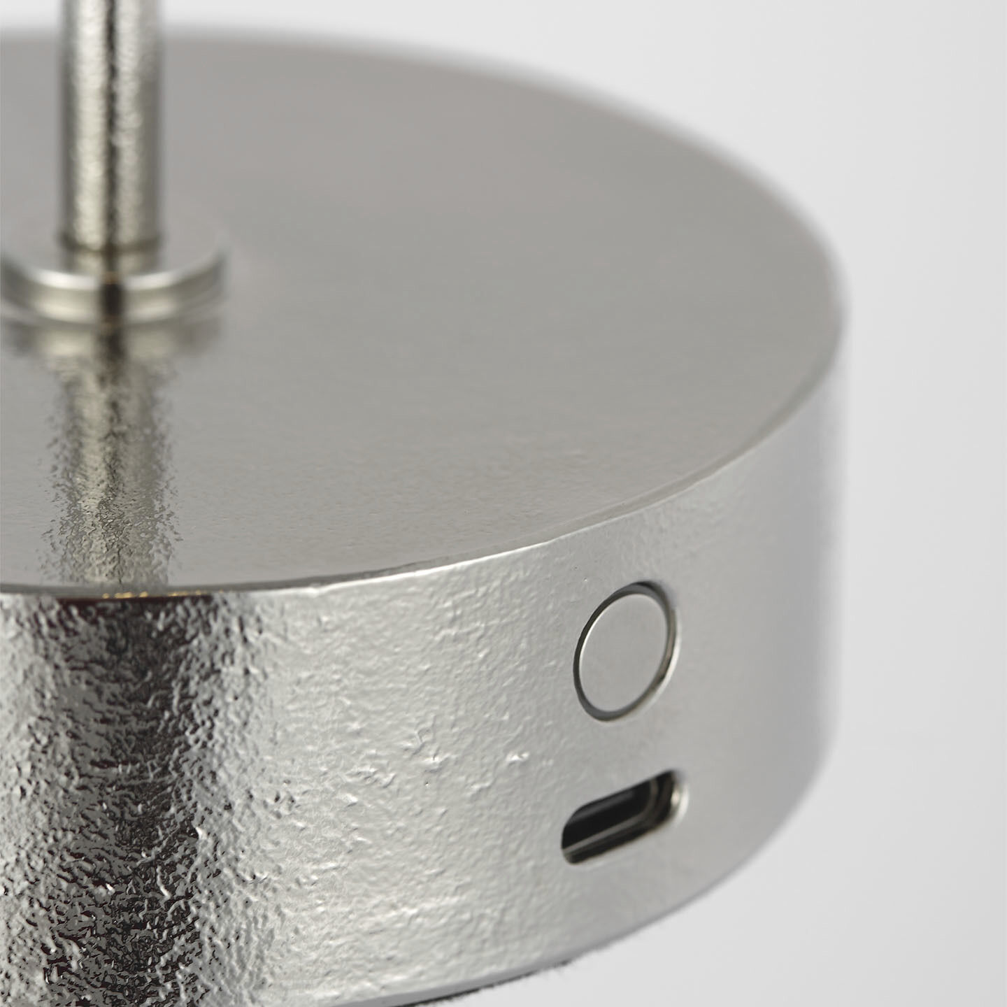 Kelly Wearstler Sene 12.25 inch 1.5 watt Museum Nickel Rechargeable Table Lamp Portable Light