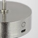 Kelly Wearstler Sene 12.25 inch 1.5 watt Museum Nickel Rechargeable Table Lamp Portable Light