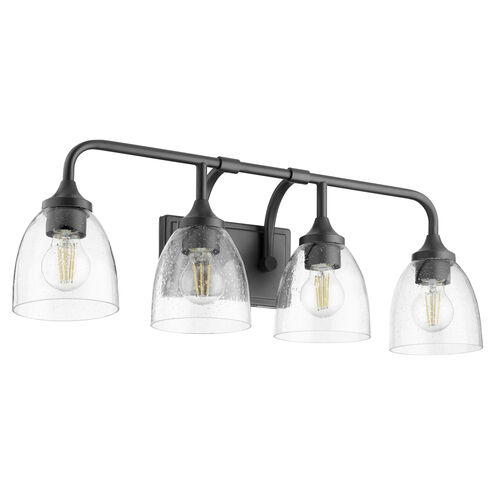 Enclave 4 Light 27 inch Matte Black Vanity Light Wall Light