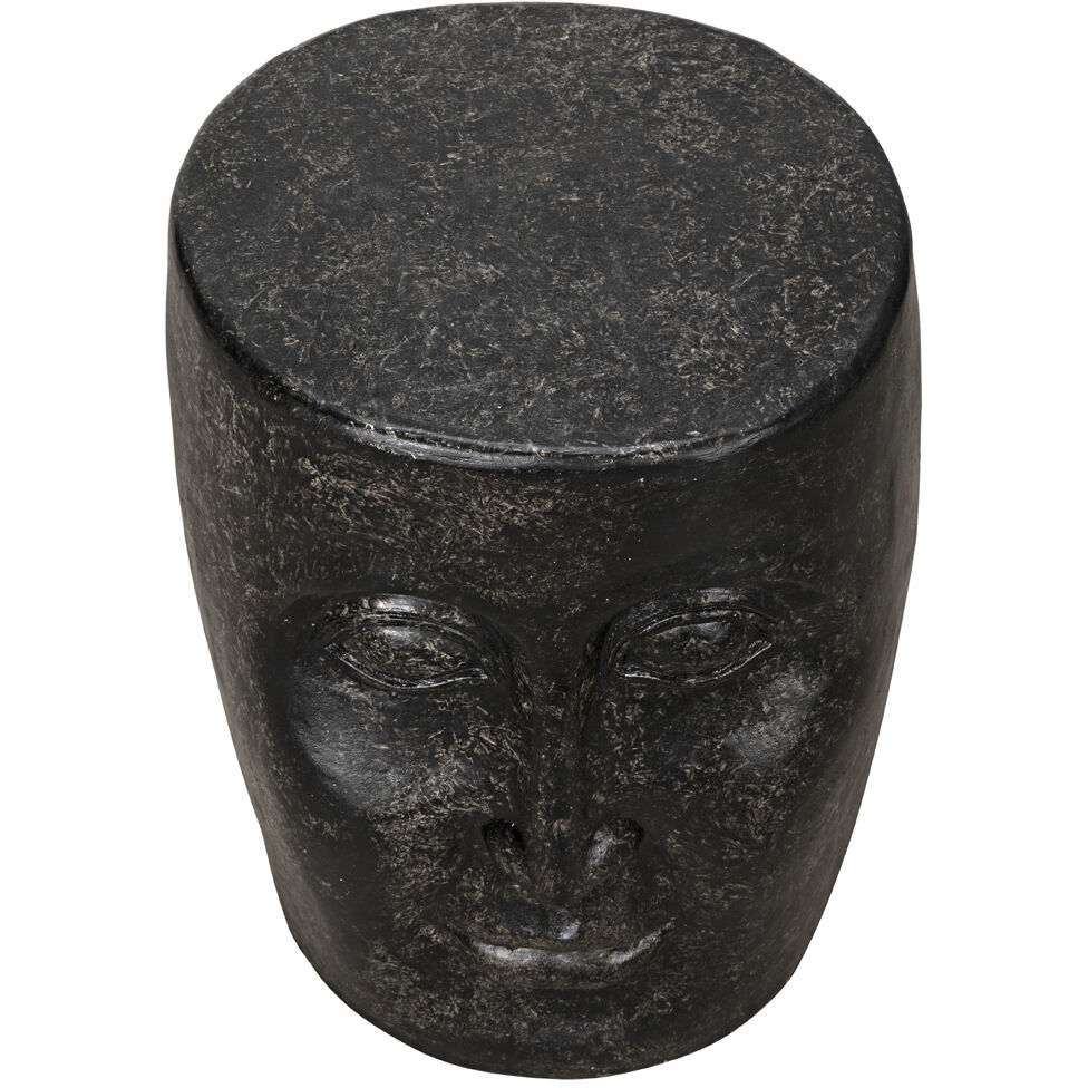 Head 19 X 14 inch Black Fiber Cement Side Table