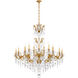 La Scala 24 Light 46 inch Heirloom Gold Chandelier Ceiling Light in Heritage, Heirloom Gold Cast
