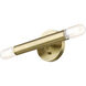 Copenhagen 2 Light 5 inch Antique Brass ADA ADA Wall Sconce Wall Light