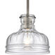 Orinoco 1 Light 8 inch Weathered Zinc Mini Pendant Ceiling Light