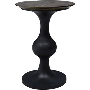 Piedmont 24 X 18 inch Harvest Brown and Kettle Black Accent Table