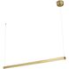 LTY Series LED 1.6 inch Brass Chandelier Ceiling Light