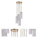 Myos 4 Light 12.01 inch Sunset Gold Pendant Ceiling Light