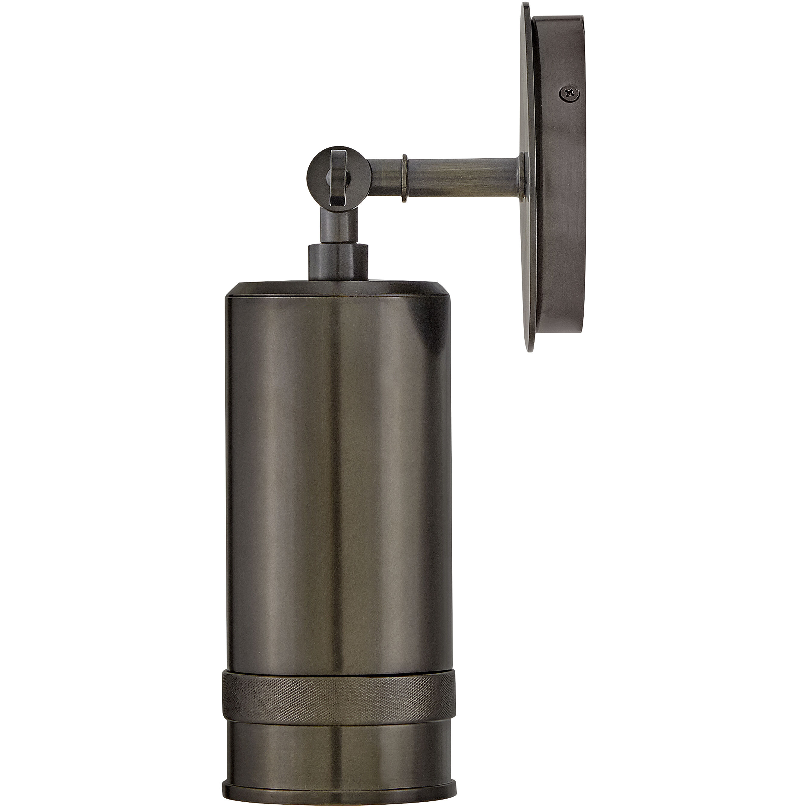 Pratt 1 Light 12.5 inch Black Oxide Outdoor Wall Mount