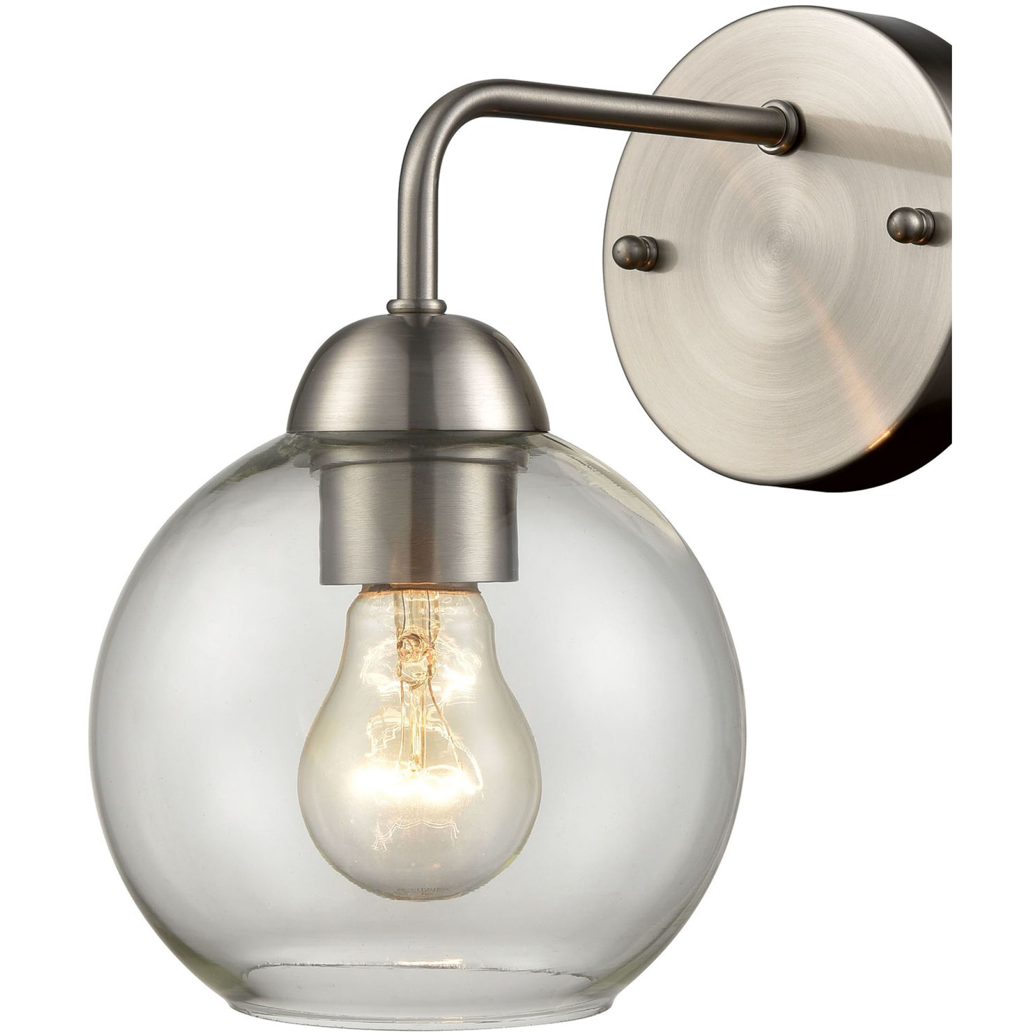 Astoria Sconce Wall Light in Brushed Nickel