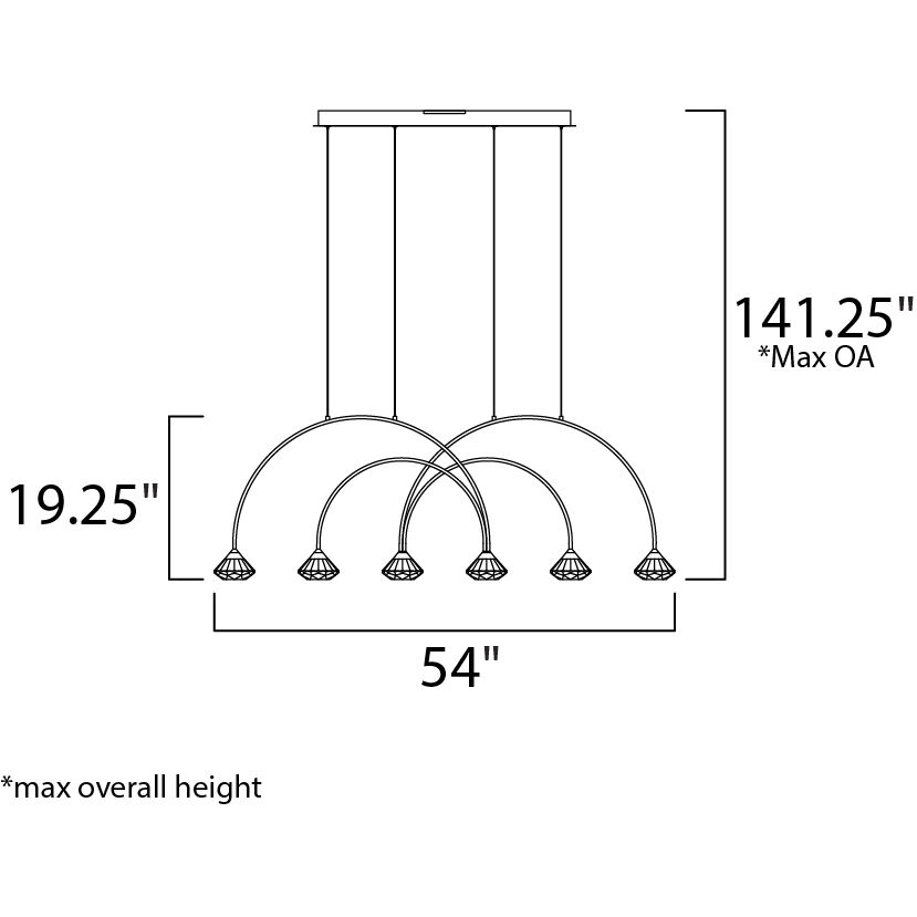 Hope Linear Pendant Ceiling Light