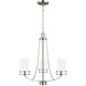 Robie 3 Light 21.38 inch Brushed Nickel Chandelier Ceiling Light