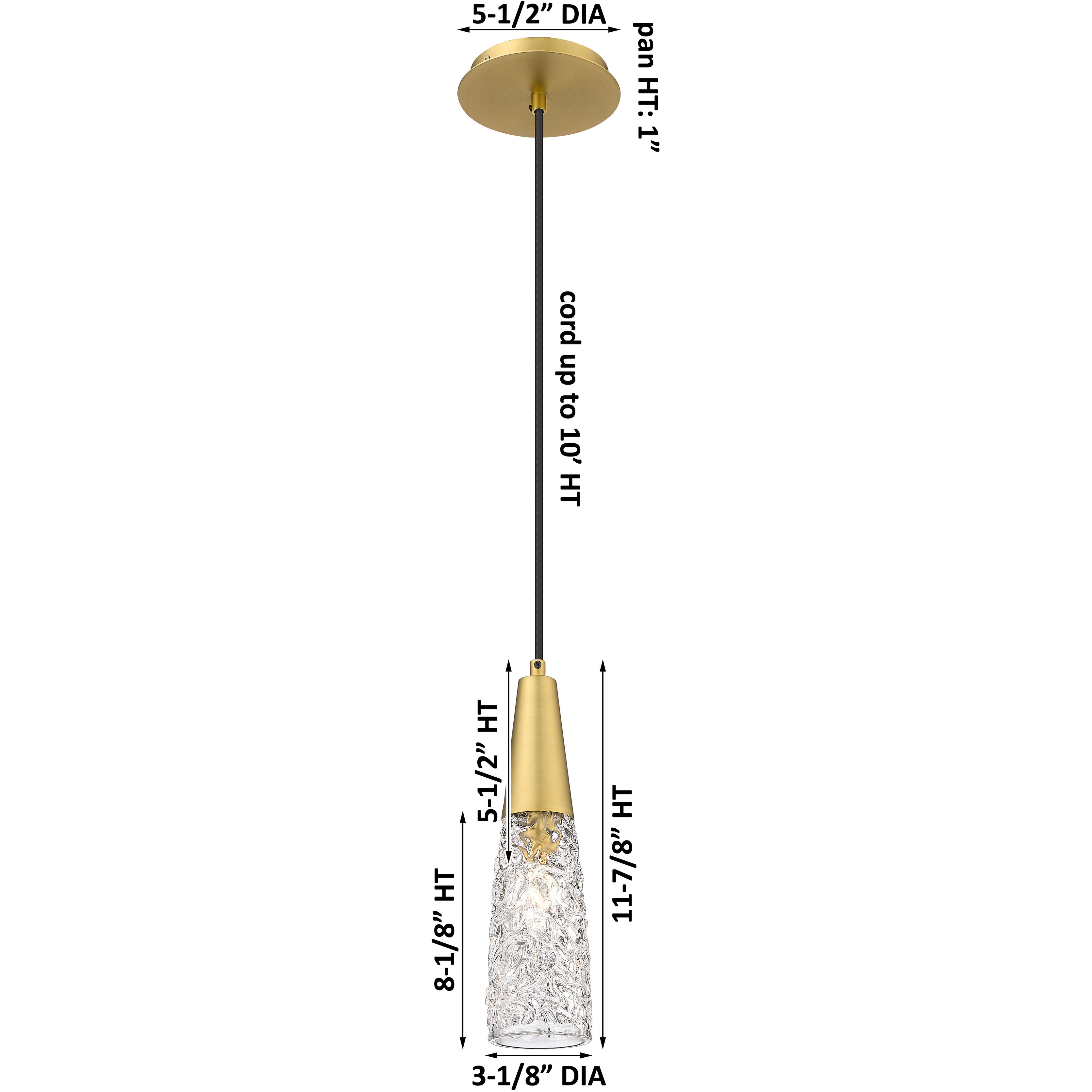 Amherst Brook 1 Light 3.15 inch Satin Nickel Mini Pendant Ceiling Light