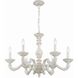 Paris Market 6 Light 28 inch Antique White Chandelier Ceiling Light