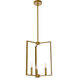 Vino 3 Light 14 inch Brass Pendant Ceiling Light