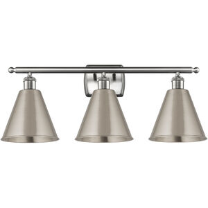 Ballston Cone LED 28 inch Brushed Satin Nickel Bath Vanity Light Wall Light