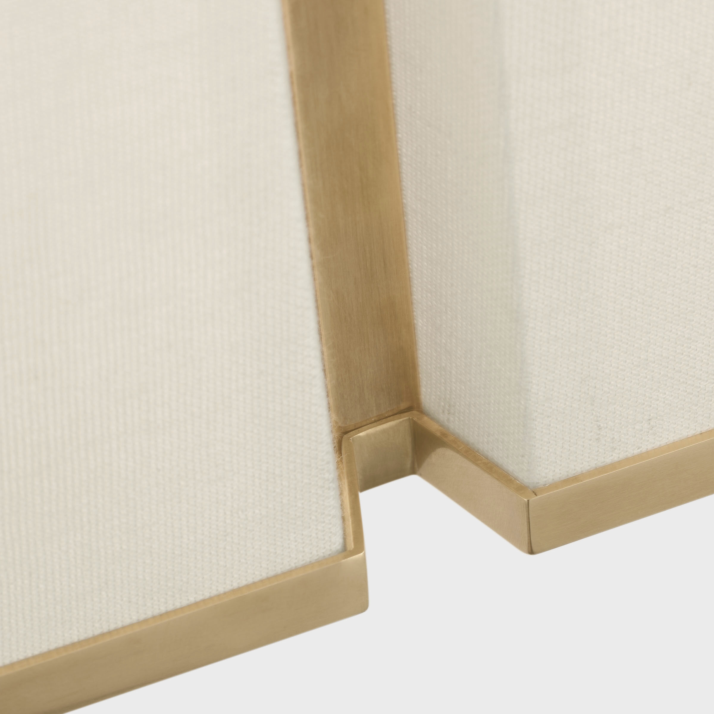 Paloma Contreras Vernet LED 5.5 inch Hand-Rubbed Antique Brass and Linen Sconce Wall Light