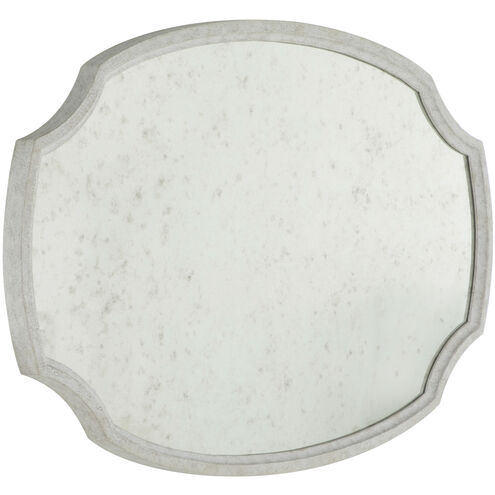 Margot 50 X 32.75 inch Textured White Mirror