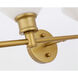 Gene 2 Light 19 inch Brass Wall sconce Wall Light