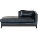 Edmond Ink Leather Chaise