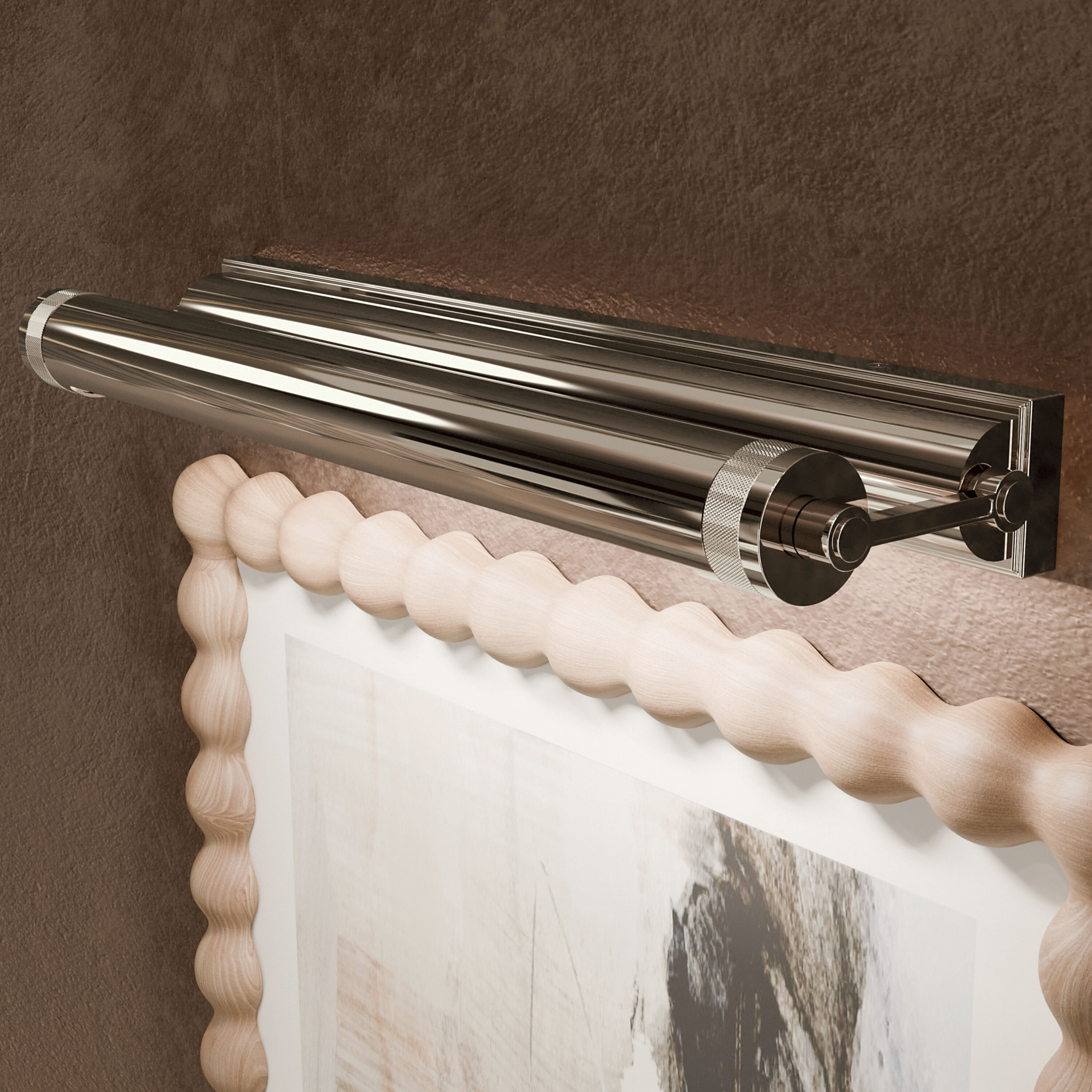 Kenton 26 watt 24 inch Polished Nickel Picture Light Wall Light