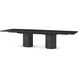 Spencer St. James 132 X 48 inch Onyx Extending Dining Table, Wooden