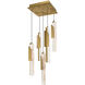 Valira LED 12 inch Brass Mini Pendant Ceiling Light
