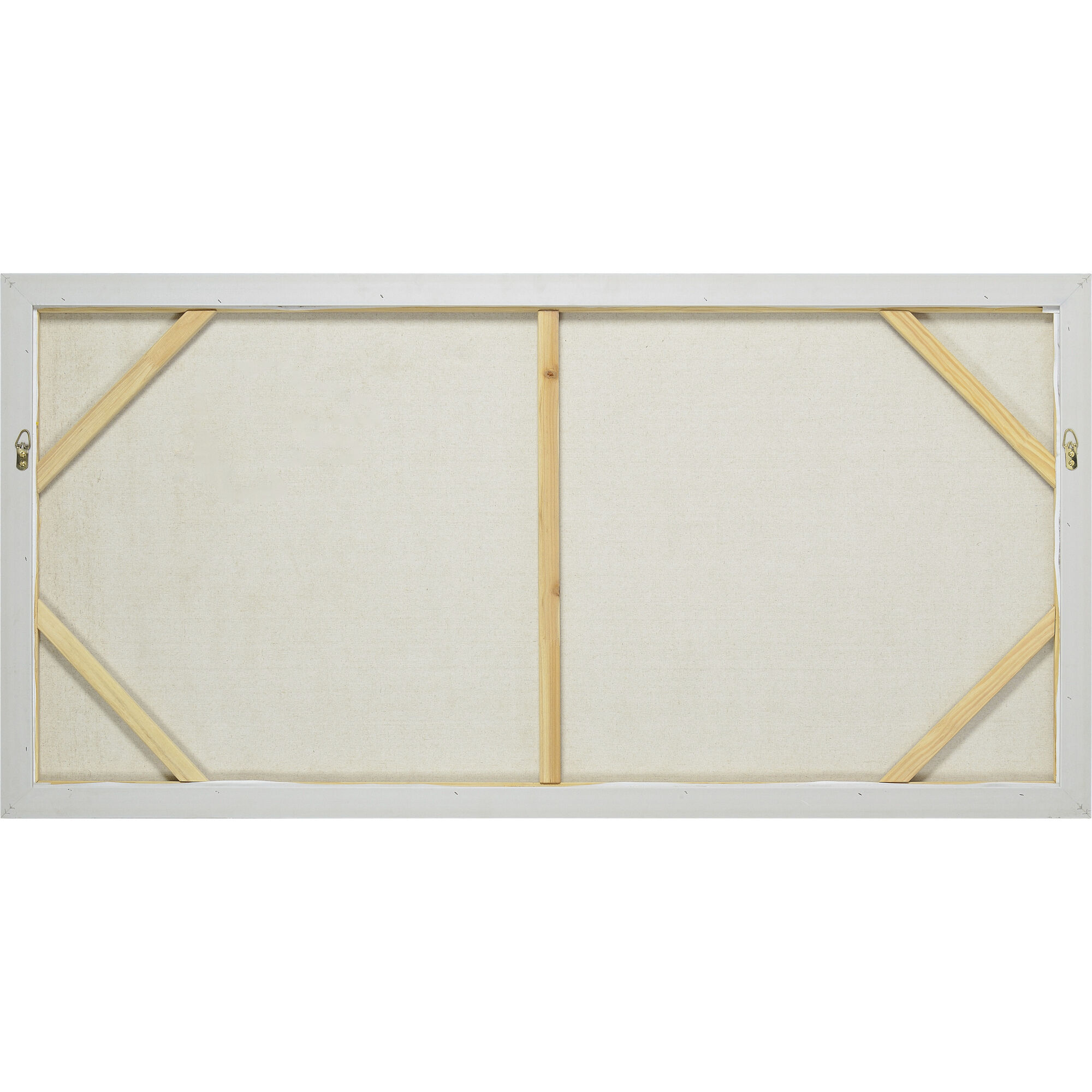 Anouska Grey/Off-White Canvas Art