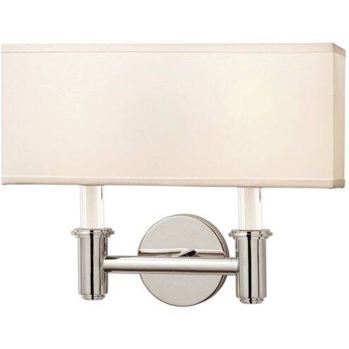 Dupont 2 Light 14 inch Chrome ADA Wall Sconce Wall Light