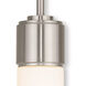 Weston 1 Light 4.75 inch Brushed Nickel Single Pendant Ceiling Light